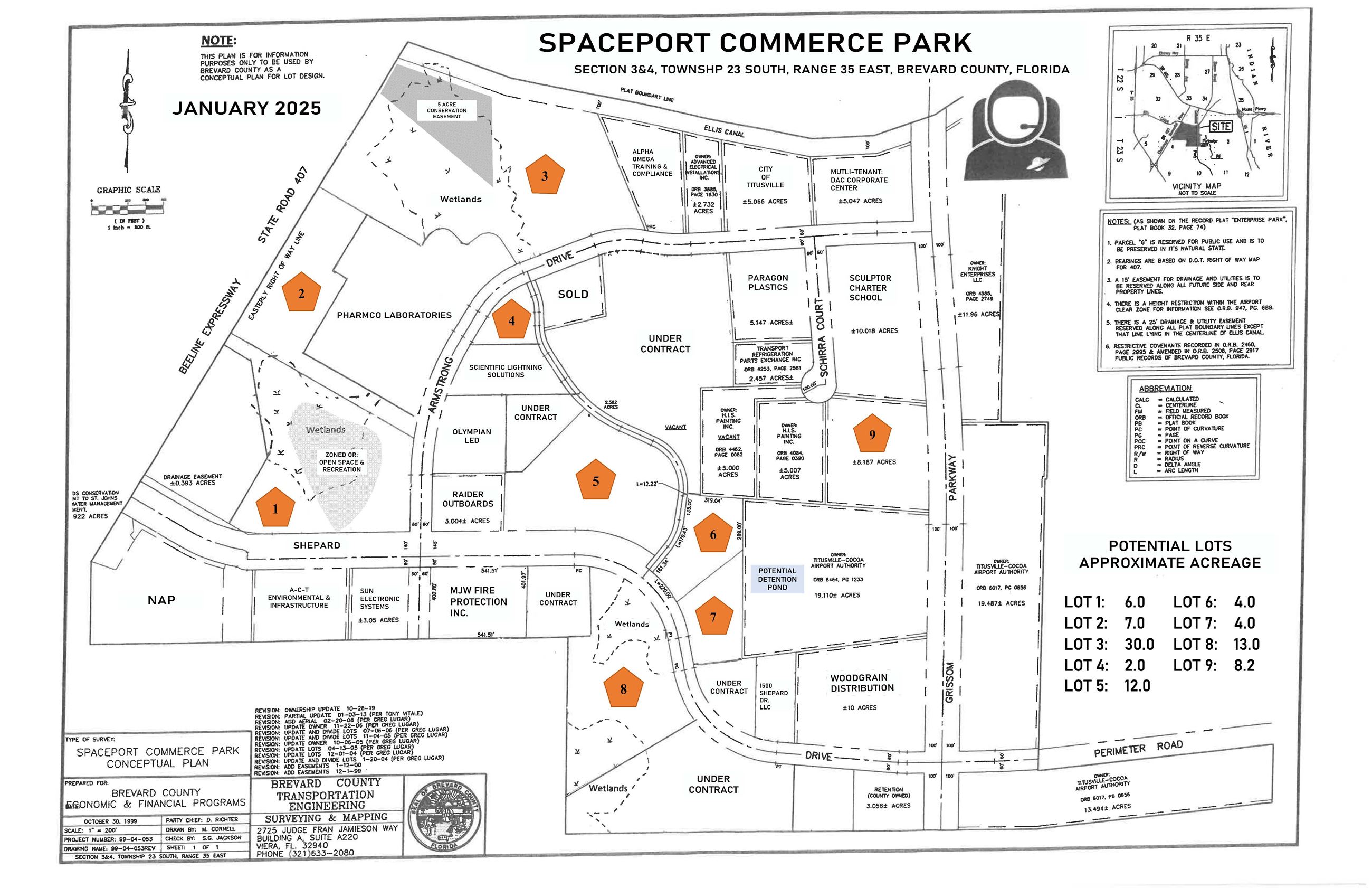 Spaceport Commerce Park Map_January 2025